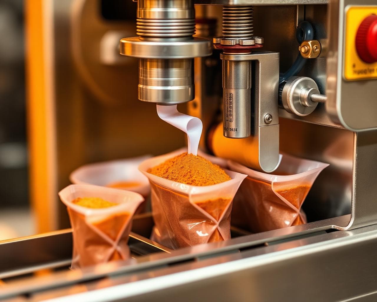 Startup Packing Machine Close-up